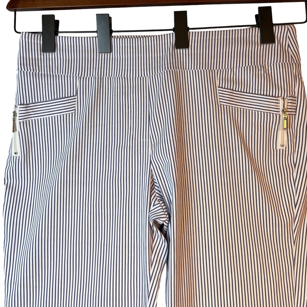 Soho Blue and White Striped Chinos Petite Large